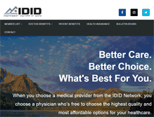Tablet Screenshot of independentdocsid.com